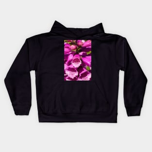 Foxglove (Digitalis purpurea) Kids Hoodie